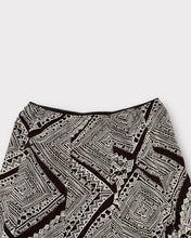 Load image into Gallery viewer, JM Collection 90&#39;s Brown Patterned Midi Skirt (12)
