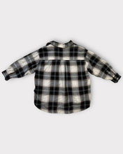 Load image into Gallery viewer, H&amp;M Black &amp; Brown Flannel Jacket (XL)
