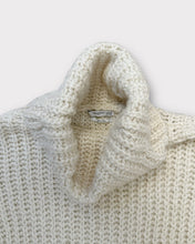 Load image into Gallery viewer, Mango Suit Cream Turtleneck Sweater Dress (XS)

