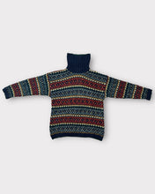 Load image into Gallery viewer, Liz Wear Vintage 90&#39;s Multicolored Chunky Oversized Sweater (M)
