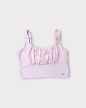 Load image into Gallery viewer, Hollister Pink Ruched Crop Top (L)
