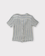 Load image into Gallery viewer, Lida Linen Striped Button Down Shirt (M)
