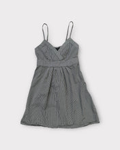 Load image into Gallery viewer, Theory B&amp;W Gingham Summer Mini Dress (6)
