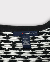 Load image into Gallery viewer, Denim 24/7 Fair Isle Button Up Cardigan (L)
