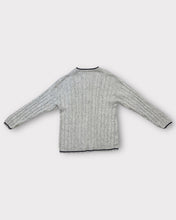 Load image into Gallery viewer, Pazzo Grey Knit Henley Pullover (XL)
