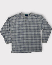 Load image into Gallery viewer, Claybrooke Outdoors Vintage Plaid Henley Pullover (XL)
