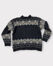Load image into Gallery viewer, Blarney Vintage Fair Isle Mock Neck Sweater (XL)
