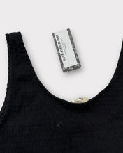 Load image into Gallery viewer, Timing Black Cropped Tank Top with a Knot (L)
