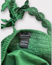 Load image into Gallery viewer, Moda International Green Y2K Halter Top (L)
