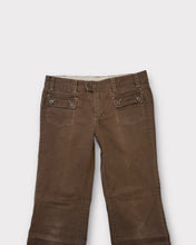 Load image into Gallery viewer, Anthropologie G1 Basic Goods Brown Low Rise Pants (6)
