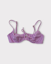 Load image into Gallery viewer, Shirred Underwire Lavender Bikini Set (S/M)
