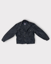 Load image into Gallery viewer, Faded Glory Authentic Jeans Black Vintage Denim Jacket (XL)
