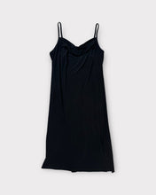 Load image into Gallery viewer, Jump Apparel Black Cowl Neck Slip Dress (L)
