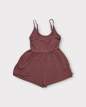 Load image into Gallery viewer, Wild Fable Mauve Ribbed Romper (XL)

