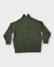 Load image into Gallery viewer, H&amp;M Olive Green Turtleneck Sweater (L)
