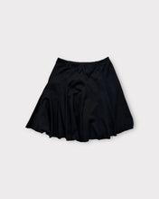 Load image into Gallery viewer, Bal Togs Black High Rise Lettuce Trim Ruffled Skirt
