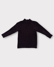 Load image into Gallery viewer, Classic Elements Purple Knit Turtleneck Sweater (L)
