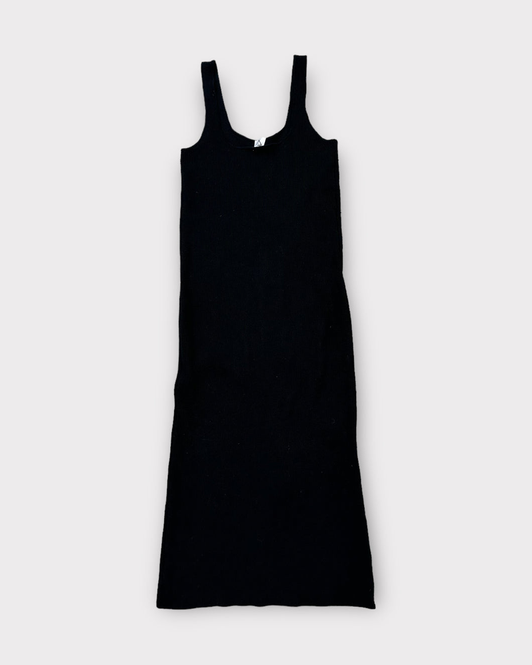Freshman 1996 Black Rib Knit Maxi Dress (M)