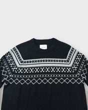 Load image into Gallery viewer, American Eagle Black Fair Isle Sweater (XL)
