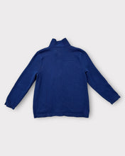 Load image into Gallery viewer, Appleseed Blue Cotton Collar Cardigan (M)
