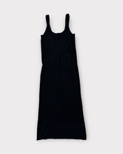 Load image into Gallery viewer, Freshman 1996 Black Rib Knit Maxi Dress (M)
