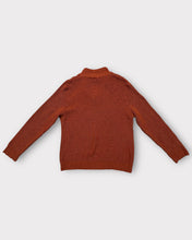 Load image into Gallery viewer, GH Bass &amp; Co Orange Knit Pullover with Sherpa Lined Collar (XL)
