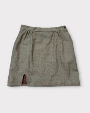 Load image into Gallery viewer, David Brooks Ltd Gingham Neutral Mini Skirt (8)
