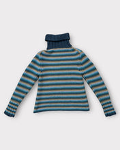 Load image into Gallery viewer, Gap Stripe Knit Chunky Turtleneck Sweater (XL)

