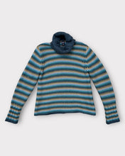 Load image into Gallery viewer, Gap Stripe Knit Chunky Turtleneck Sweater (XL)
