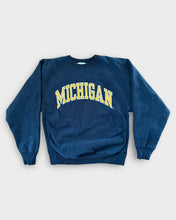 Load image into Gallery viewer, Steve and Barry&#39;s Navy Michigan Crewneck (M)
