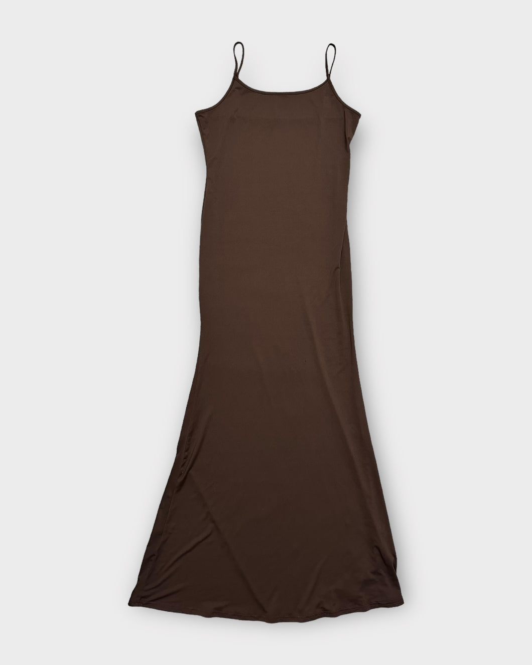 Brown Maxi Slip Dress (L)