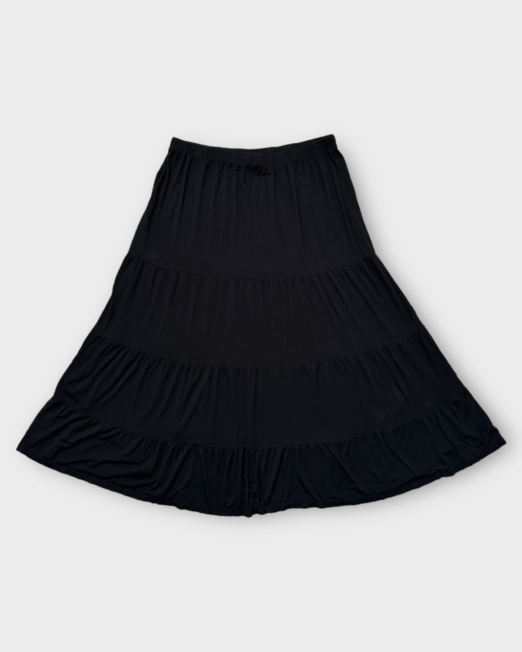 Philosophy Black Tiered Ruffled Skirt (L)