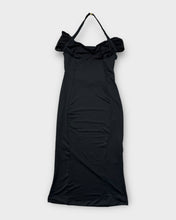 Load image into Gallery viewer, Oh Polly Black Open Back Halter Maxi Dress (12)
