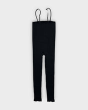Load image into Gallery viewer, Black Ribbed Jumpsuit (S/M)
