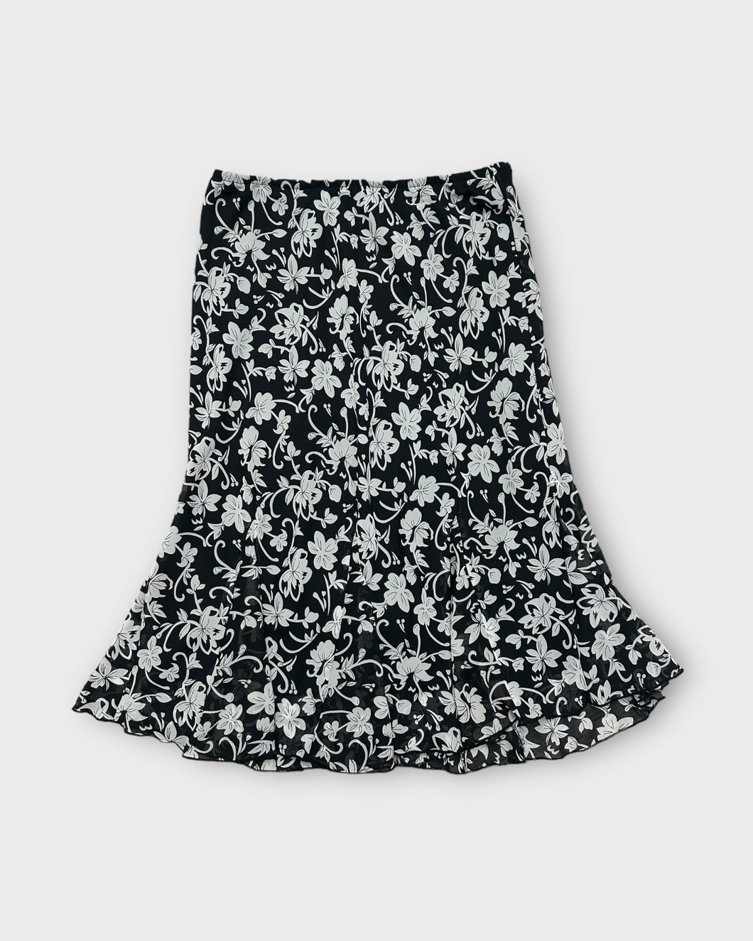 R&K Originals B&W Floral Maxi Skirt (12)