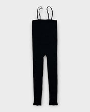 Load image into Gallery viewer, Black Ribbed Jumpsuit (S/M)
