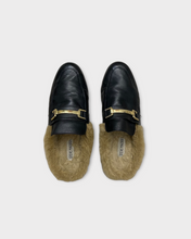 Load image into Gallery viewer, Steve Madden Khloe Black Leather Flats
