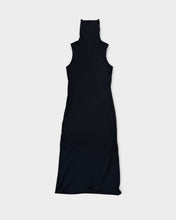 Load image into Gallery viewer, WhoWhatWear Black Rib Knit Turtleneck Maxi Dress (S)
