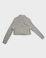 Load image into Gallery viewer, Banana Republic Heather Grey Cropped Wool Pullover (L)
