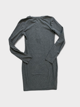 Load image into Gallery viewer, Fashion Nova Charcoal Grey Henley Dress
